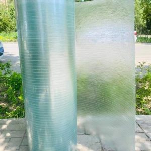 (1.2mm thick) FRP daylighting board sunshadeoutdoor insulation plate greenhouse sunlight room board transparent rain shed sunshade greenhouse outdoor insulation plate rain proof and durable