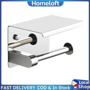 ✨Local Stock✨ Stainless Tissue Holder Wall Mount Bathroom Toilet Paper Rolls Holder Tissue Shelf Organizer