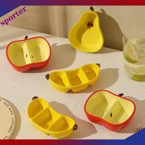 Sporter Sáng Tạo Sứ Món Ăn Hàn Quốc Phong Cách Dễ Thương Trái Cây Hình Dạng Gốm Hộ Gia Đình Bộ Đồ Ăn Thịt Nướng Lẩu Nước Sốt Gia Vị Món Ăn