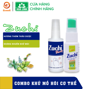 Combo Zuchi – Xịt khử mùi giúp cơ thể thoáng mát tự tin cả ngày mix màu ngẫu nhiên - CB2 -003