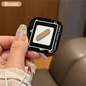 Glitter Diamond Alloy Metal Camera Control Button Cover For iPhone 16 Pro Max Plus 16Plus i16 16ProMax Sensitive Smart Island Lens Capture Button Case