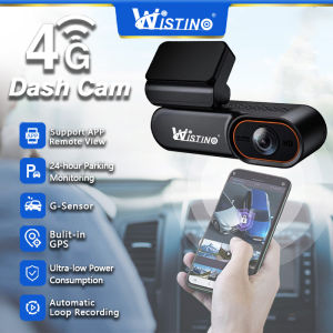 Wistino 4G dashcam 1080P high-definition car camera car camera 4G stable push fast touch alarm with Gsnesor GPS