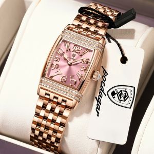 POEDAGAR Genuine Ladies Watch Diamond-studded Stainless Steel Strap 100% Waterproof 799