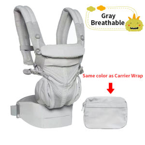 LemonU Bayi Ergonomik Pembawa Baru Lahir Sokongan Lumbar Pembawa Bahu Bernafas