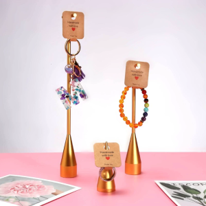 100Pcs Handmade Letter Cards Earring Holder Cards Self Adhesive Packaging Small Products Display Cards