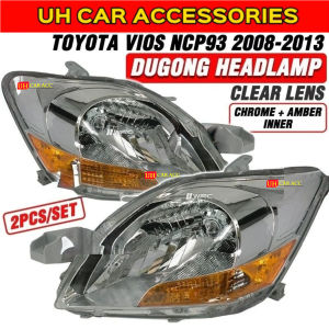 TOYOTA VIOS NCP93 2008 - 2013 DUGONG HEADLAMP ( CLEAR LEN )