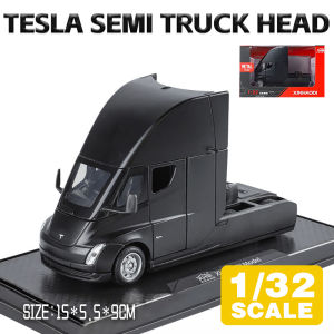 LEO 1:32 Tesla Semi Truck Head Diecast Model Car Alloy Cars Toys Collection Gift For Kids Boy Girl