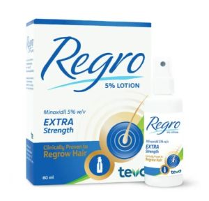 REGRO (topical minoxidil) 5% [EXP: 2028] Hair Lotion 80ml 40 days supply - Clinically proven to regrow hair/ extra strength/ Stimulate hair growth