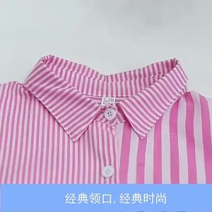 OOTT Cho Trẻ Em Cô Gái Kid Của Áo Cô Gái Dài Tay Áo Sơ Mi Áo Cổ LậT Trang Phục Trẻ Em Áo phong cách Hàn Quốc Mềm thời trang mới Cô Gái Áo Giao Hàng Nhanh Chóng