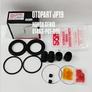 CALIPER KIT SAM HONDA GENIO KARET SEAL KIT REM CAKRAM DEPAN HONDA GENIO 01463-P01-000