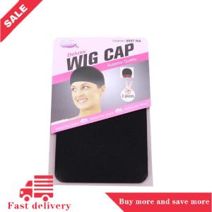 [COD] 2 Pieces Pack Wig Cap Hair Net For Weave Hairnets Wig Nets Stretch Mesh Cap For Making Wigs Free Size Wig Accessories Tools