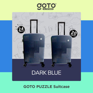Goto Puzzle Suitcase Koper Kabin Roda Bagasi Cabin Travel 20 24 Inch