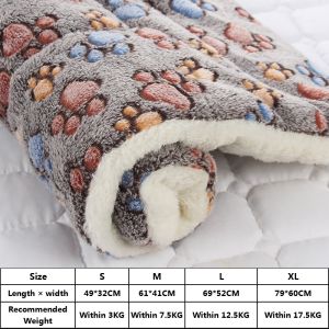 Pet Blanket Mat Bed Selimut Alas Anjing Kucing/Tempat Tidur Anjing Kucing/Selimut Hangat Lembut Untuk Anjing Kucing
