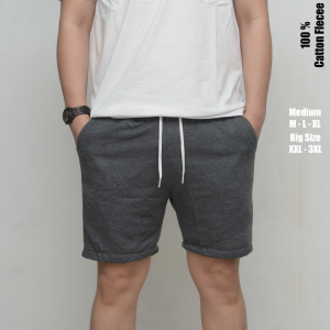 Promo celana pendek cargo pria wanita distro keren kekinian termurah abu tua