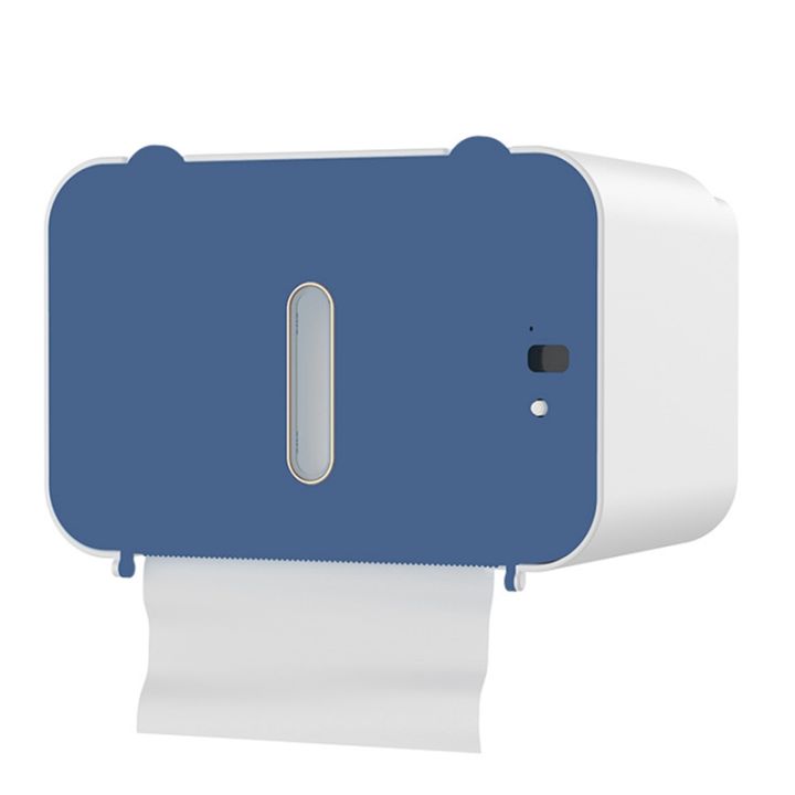 Tissue Storage Machine Wall Mounted Automatic Tissue Box Induction Toilet Paper Holder Tissue ...