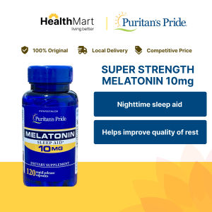 [SG] Puritan Pride Melatonin 10 mg 120 Capsules (Sleep Aid)