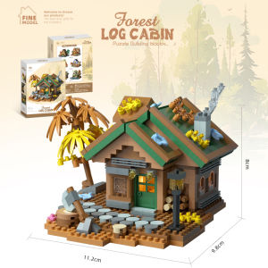 Tree House Garden Mini Building Blocks Toy Gift for Girls Home Drcoration DIY Toys