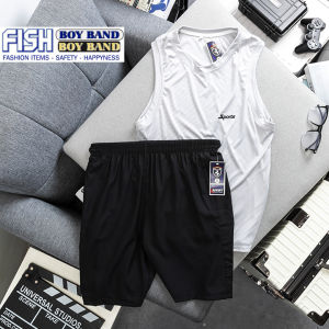 Bộ quần áo thể thao nam mùa hè mặc nhà gồm áo ba lỗ sát nách VNO101