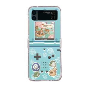 【Bracelet】KISSCASE Ốp Điện Thoại Cặp Đôi Họa Tiết Máy Chơi Game Hoạt Hình Dễ Thương Cho Samsung Galaxy Z Flip 4 Samsung Z Flip 3