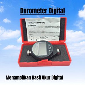 Durometer Shore A Alat ukur kekerasan karet plastik kulit dll
