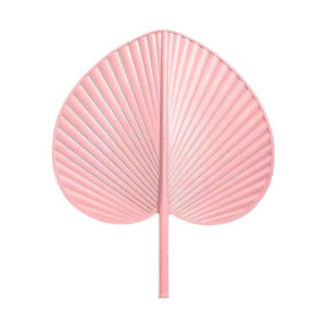 Plastic Cattail Leaf Fan Chinese Style Hand Cranked Fan Summer Cooling Hand Fan For Repelling