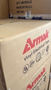 Low price --- 4/16-Meter Multi-Purpose Armak Black Electrical Tape Rubber Based Adhesive COD