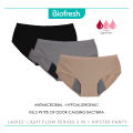 Biofresh Ladies Antimicrobial Light Flow Leak Proof Menstrual Hipster Period Panty 1 piece ULPHG0402. 