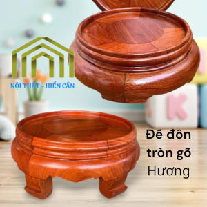 Đế Tròn Gỗ Hương Cao Cấp kê đồ mĩ nghệ bát hương Các Loại