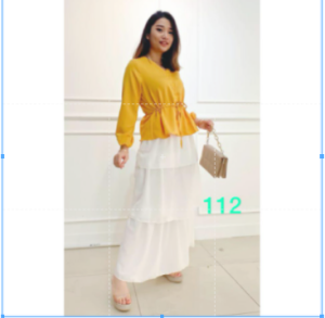 Atasan Fashion Wanita Polos / Atasan Saja Moscrepe Panjang Lengan  112# Jessie Collection