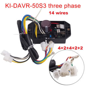 KI-DAVR-50S 50s KIPOR Generator AVR Automatic Regulator Single phase Volt Stabilizer 10 wires KDE6500T KDE6700T KDE3500T