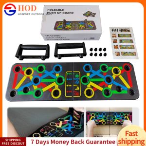 Versatile Core and Abdominal Trainer with Folding Push-up Board for Full-Body Fitness and Muscle Development