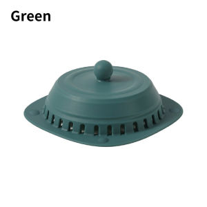 Drain Anti Odor Stopper Sink Strainer Drainer Floor Drain Hair Catcher Bathroom Sink Drain Cover Press-to-Close Design Full Silicone Material Not Easy to Age & Deform