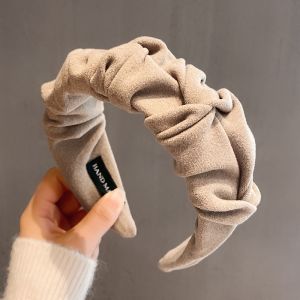 [YAN K] INS Korean Wide-brimmed Sponge Headband Women Girls Temperament Headwear Hairbands Hair Accessories