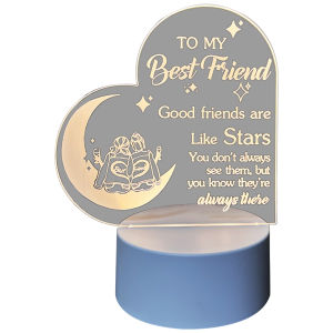 【New Arrival】Grandma Night Light Friendship LED Night Light Mother Day Gifts for Mom Best Presents for Mum Best Friend Birthday Gifts