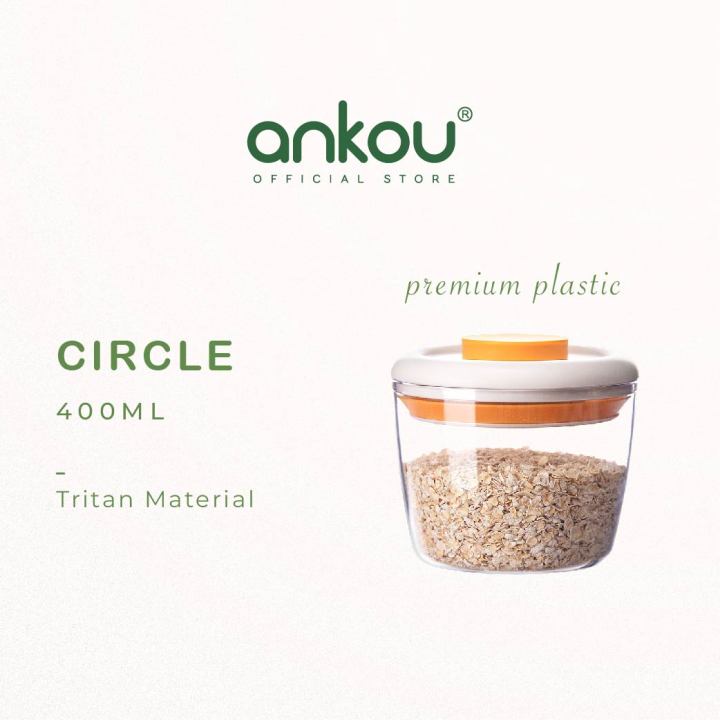 ANKOU Tritan MultiPurpose Airtight Food Storage Baby Snacks Container