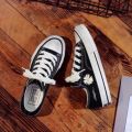 Giày thể thao nữ Giày nữ CV thấp cổ thêu hoa cúc,Giày CONVERSE. 