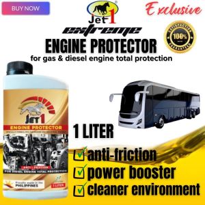 JET1 EXTREME OIL ENGINE PROTECTOR (1LITER) FUEL ADDITIVES FOR GAS AND DIESEL ENGINE PROTECTOR