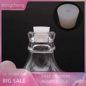 dongcheng จุกปิดขวดไวน์สำหรับใช้ในบ้านปลั๊กซิลิโคนทรงกรวยมีรูเดียวสำหรับวาล์วระบายฟองอากาศ