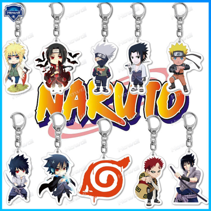 Naruto Double-Sided Acrylic Keychain Sasuke Character Pendant | Lazada PH