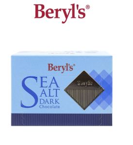 Date 12/26 Socola đắng Beryls muối biển 60g - Beryls Dark Chocolate With Sea Salt