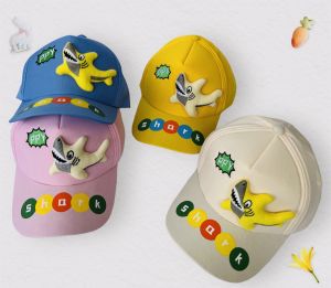 Topi anak boneka ikan hiu shark model import topi anak perempuan lucu topi baseball anak kekinian