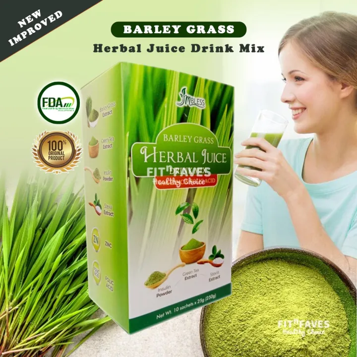 Barley Grass Drink Barley Herbal Powder Original Zinc Folic Acid