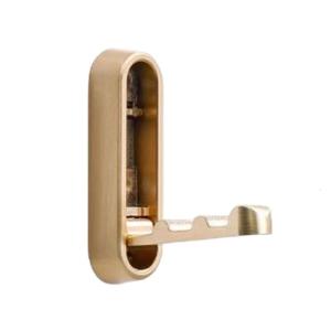 Invisible Folding Wall Mounted Hook for Hanging Coat and Bags Strong Load Capacity Metal Foldable Clothes Hanger