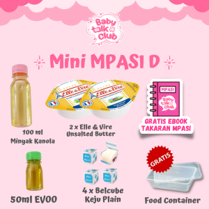 Paket Mpasi Mini Repack Lemak Tambahan Makanan Puree Bayi dan Balita Butter Minyak