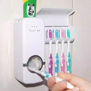 DISPENSER ODOL TOUCHME TEMPAT GANTUNGAN SIKAT GIGI TOOTHPASTE BRUSH TM200 TEMPEL DINDING