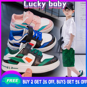 Kids Shoes Classic Korean Fashion Running Shoes Skate Shoes for Kids Girls Boys Non-slip Light Leisure Soft Sole