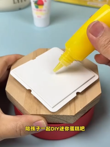 Mini Cake DIY Craft Kit Kids Cream Glue Dessert Toy Fake Cake Handmade Set Birthday Gift For Girls Set DIY Kek Mini Kanak Kanak Mainan Pencuci Mulut Krim Gam Kek Tiruan Hadiah Hari Jadi Perempuan 迷你蛋糕儿童手工DIY材料包奶油胶甜品食玩仿真蛋糕玩具女孩生日礼物创意手作套装 A531