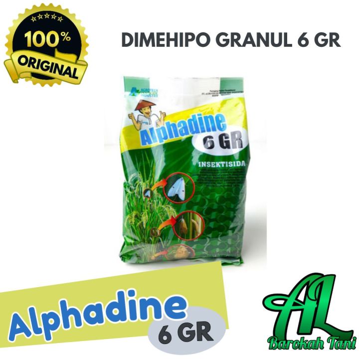 Insektisida ALPHADINE 6GR Pembasmi hama ulat dan penyerang akar tanaman ...