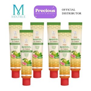 PHERA TOOTHPASTE 3IN1 (GUAVA AND ROYAL JELLY) 6 PCS