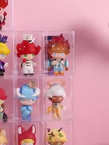 PL LAKAMIRY Doll Display Box Transparent Dustproof Storage Box Quality Acrylic Thickened Display Showcase Home
